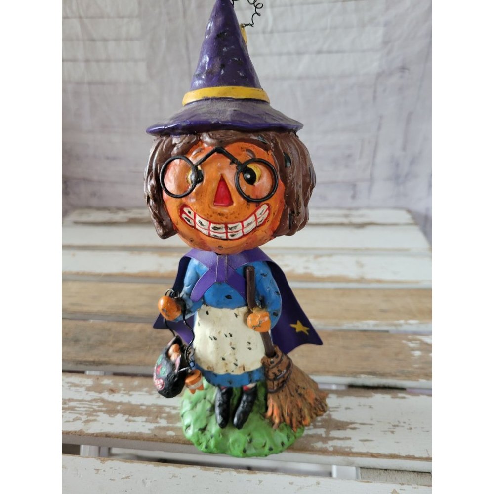 Pumpkin witch steampunk‎ Halloween home decor kitchen shabby chic